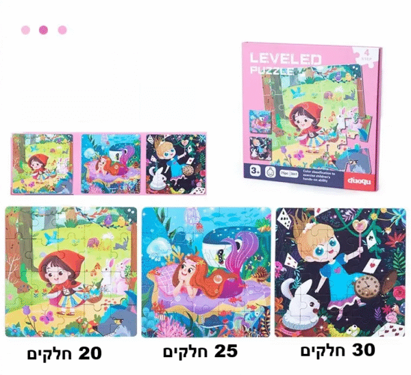 ⁦פאזל מגנטי 3 חלקים⁩ – תמונה ⁦3⁩